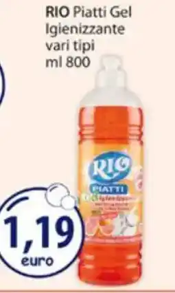 Acqua & Sapone RIO Piatti Gel Igienizzante vari tipi offerta