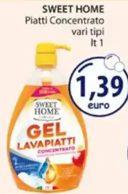 Acqua & Sapone SWEET HOME Piatti Concentrato vari tipi offerta