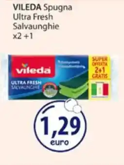 Acqua & Sapone VILEDA Spugna Ultra Fresh Salvaunghie offerta