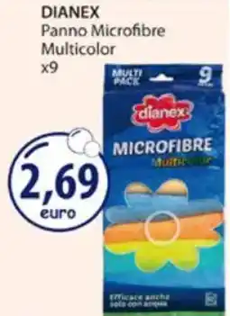 Acqua & Sapone DIANEX Panno Microfibre Multicolor x9 offerta