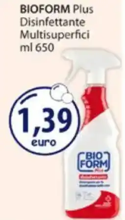 Acqua & Sapone BIOFORM Plus Disinfettante Multisuperfici offerta