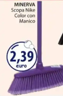 Acqua & Sapone MINERVA Scopa Nike Color con Manico offerta