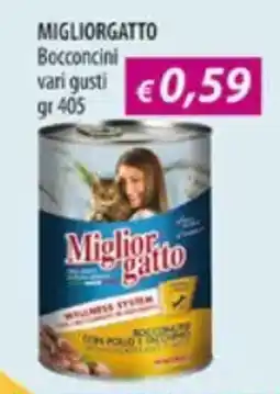Acqua & Sapone MIGLIORGATTO Bocconcini vari gusti offerta