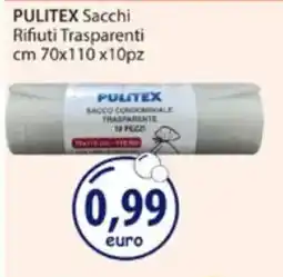 Acqua & Sapone PULITEX Sacchi Rifiuti Trasparenti offerta