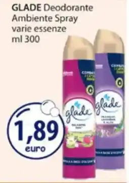 Acqua & Sapone GLADE Deodorante Ambiente Spray varie essenze offerta