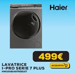 Euronics Haier LAVATRICE I-PRO SERIE 7 PLUS HW100B14979SEUIT offerta