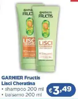 Acqua & Sapone GARNIER Fructis Lisci Cheratina offerta