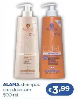 Acqua & Sapone ALAMA shampoo con dosatore offerta