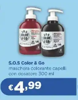 Acqua & Sapone S.O.S Color & Go maschera colorante capelli con dosatore offerta