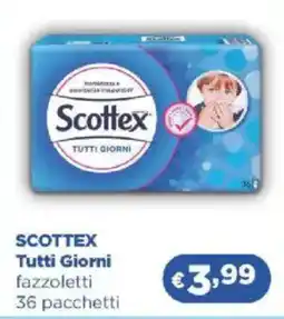 Acqua & Sapone SCOTTEX Tutti Giorni fazzoletti offerta