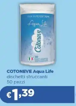 Acqua & Sapone COTONEVE Aqua Life dischetti struccanti offerta