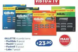 Acqua & Sapone GILLETTE ricambi lame offerta