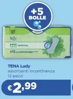 Acqua & Sapone TENA Lady assorbenti incontinenza offerta