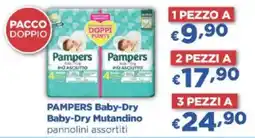 Acqua & Sapone PAMPERS Baby-Dry Baby-Dry Mutandino pannolini assortiti offerta