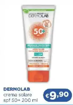 Acqua & Sapone DERMOLAB crema solare spf 50+ offerta