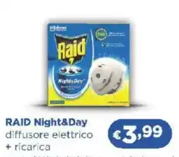 Acqua & Sapone RAID Night&Day diffusore elettrico + ricarica offerta