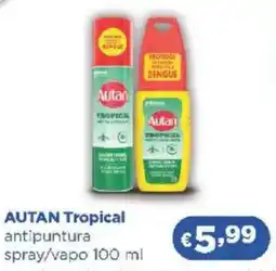 Acqua & Sapone AUTAN Tropical antipuntura spray/vapo offerta