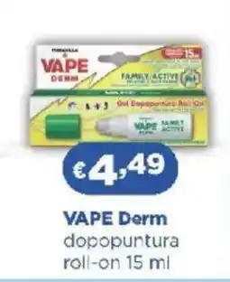 Acqua & Sapone VAPE Derm dopopuntura roll-on offerta