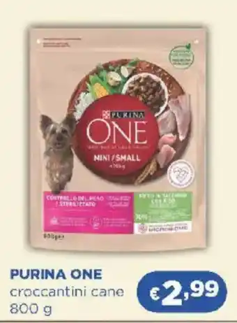 Acqua & Sapone PURINA ONE croccantini cane offerta