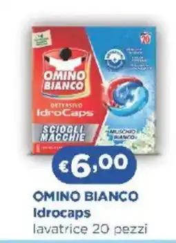 Acqua & Sapone OMINO BIANCO Idrocaps lavatrice offerta