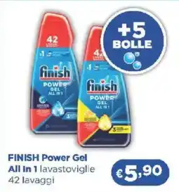 Acqua & Sapone FINISH Power Gel All In 1 lavastoviglie offerta