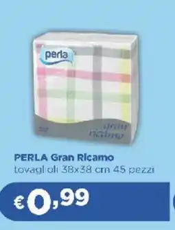 Acqua & Sapone PERLA Gran Ricamo tovaglioli offerta