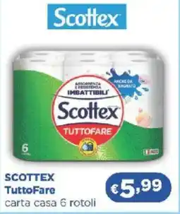 Acqua & Sapone SCOTTEX TuttoFare carta casa 6 rotoli offerta