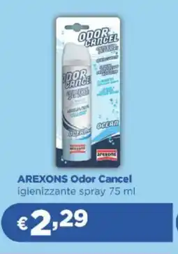 Acqua & Sapone AREXONS Odor Cancel igienizzante spray offerta