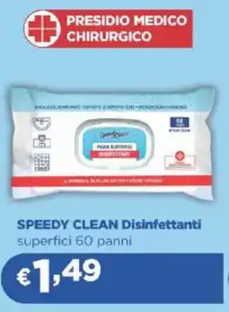 Acqua & Sapone SPEEDY CLEAN Disinfettanti superfici 60 panni offerta