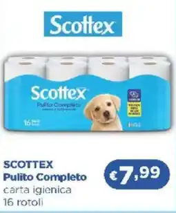 Acqua & Sapone SCOTTEX Pulito Completo carta igienica offerta