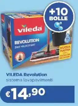 Acqua & Sapone VILEDA Revolution sistema lavapavimenti offerta