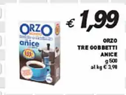 Coal Orzo tre gobbetti anice offerta