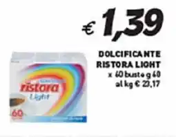 Coal Dolcificante ristora light x 60 busto offerta