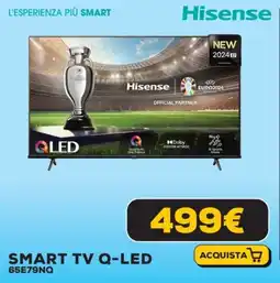 Euronics Hisense SMART TV Q-LED 65E79NQ offerta