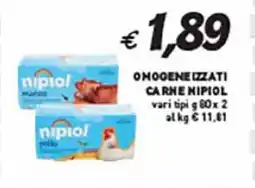 Coal Omogeneizzati carne nipiol vari tipi offerta