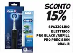 Coal Spazzolino elettrico pro black/refill pro precision oral b offerta