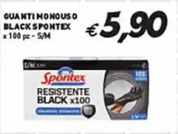 Coal Quanti monouso black spontex offerta