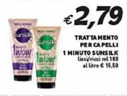 Coal Trattamento per capelli 1 minuto sunsilk lisci/ricci offerta