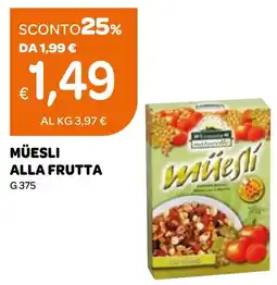 Ekom Müesli alla frutta offerta