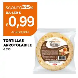 Ekom Tortillas arrotolabile offerta
