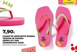 Coop Ciabatta Infradito Donna offerta