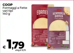 Coop COOP Formaggi a Fette vari tipi offerta