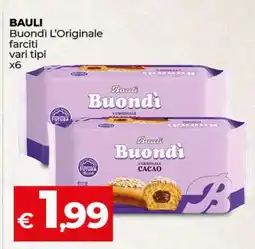 Coop BAULI Buondì l'originale offerta