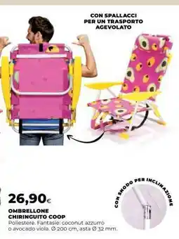 Coop OMBRELLONE CHIRINGUITO COOP offerta