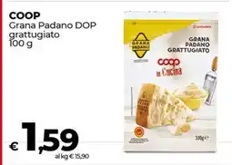 Coop COOP Grana Padano DOP grattugiato 100 g offerta