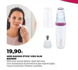 Coop MINI RASOIO STICK VISO HL16 BEURER offerta