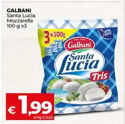 Coop Galbani Santa Lucia Mozzarella offerta