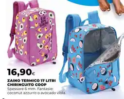 Coop ZAINO TERMICO 17 LITRI CHIRINGUITO COOP offerta