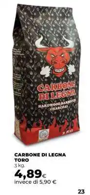 Coop CARBONE DI LEGNA TORO offerta