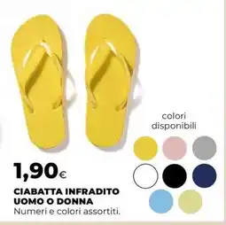 Coop CIABATTA INFRADITO UOMO O DONNA offerta